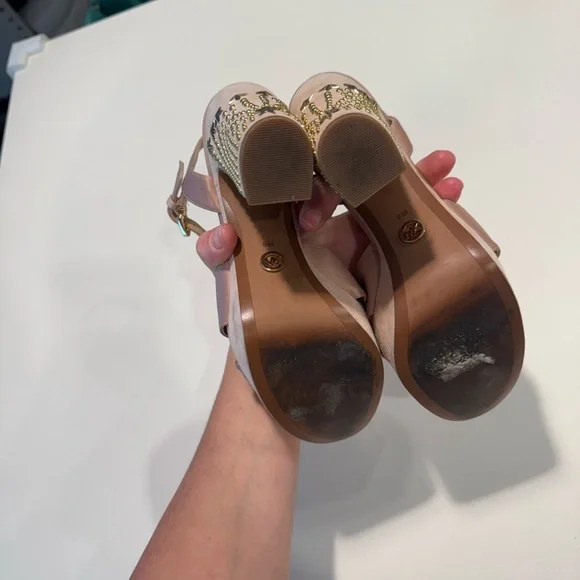 Michael Kors SIA Platform Women's Sandals Size: 6, Pink - Picture 5 of 9